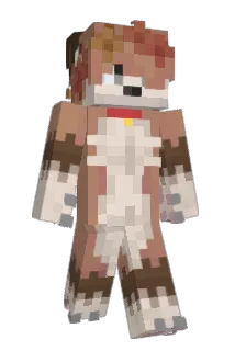 TwinTailedFoxxx Minecraft avatar full body