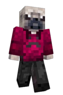 Twitchpug Minecraft avatar full body