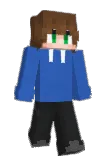 Twizip Minecraft avatar full body