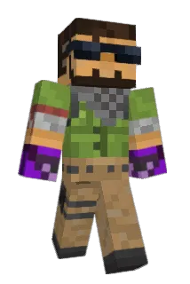 U00HUH Minecraft avatar full body