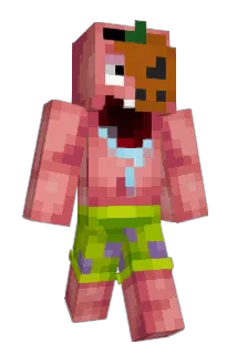 UAmaxxing Minecraft avatar full body