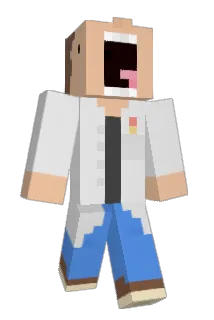 UNC Minecraft avatar full body