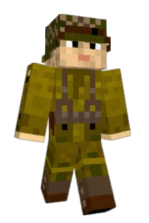 US_Soilder Minecraft avatar full body