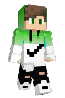UltrqBoost Minecraft avatar full body