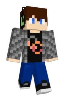 UnFluffy Minecraft avatar full body