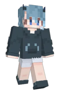 UnaLiu Minecraft avatar full body