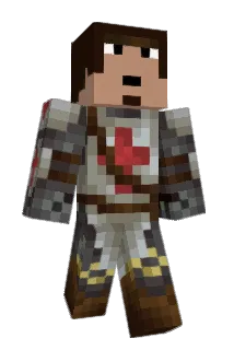Unaligned Minecraft avatar full body