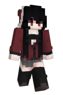Unaspiring Minecraft avatar full body