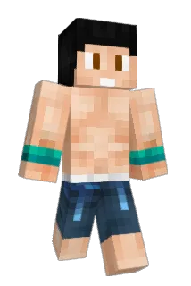 UnbarredPython Minecraft avatar full body