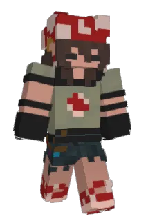 Unibela Minecraft avatar full body