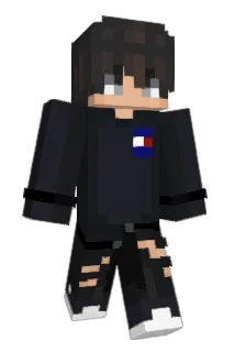 Unsympatischer Minecraft avatar full body