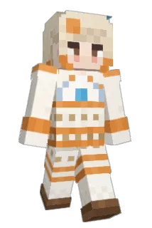 UnusWhite Minecraft avatar full body