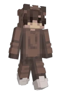 Urangutan Minecraft avatar full body