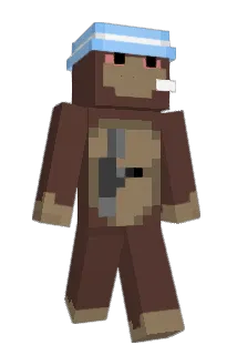 VIZJA Minecraft avatar full body