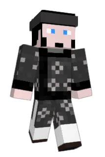 VNDarkWhite Minecraft avatar full body