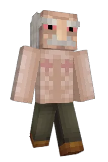 Vacuous Minecraft avatar full body