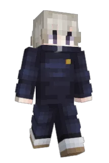 Van Minecraft avatar full body