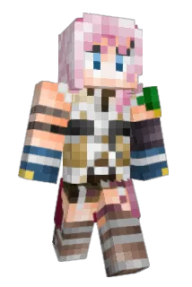 Vanilllla Minecraft avatar full body