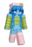 VaporeonMeow Minecraft avatar full body