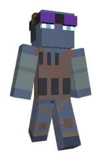 Vecktrex Minecraft avatar full body
