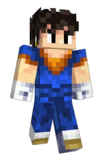 VegettoDBZ Minecraft avatar full body