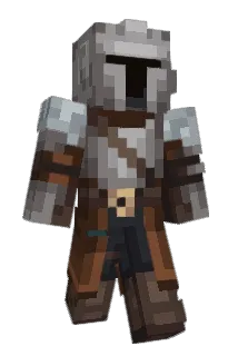 Veggieknight Minecraft avatar full body