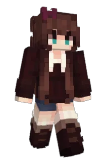VelvetRoseTV Minecraft avatar full body