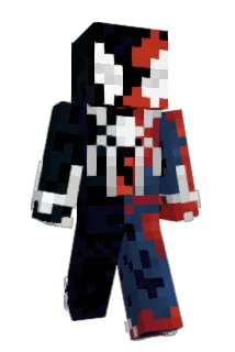 Venom_spider_man Minecraft avatar full body