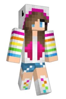 Vestia Minecraft avatar full body
