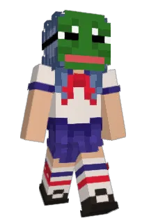 VickySoThicky Minecraft avatar full body