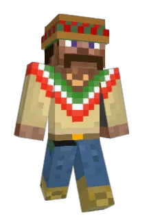 Violadora Minecraft avatar full body