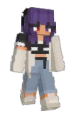 VioletMelodyy Minecraft avatar full body