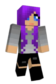 VioletNarwhal Minecraft avatar full body