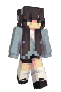 Violetive Minecraft avatar full body