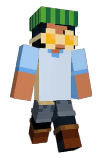 VisionClinic Minecraft avatar full body