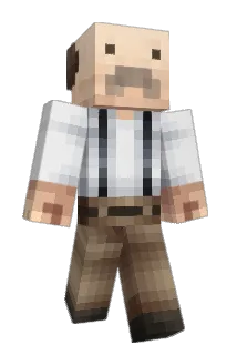 Vitenskpsmann Minecraft avatar full body