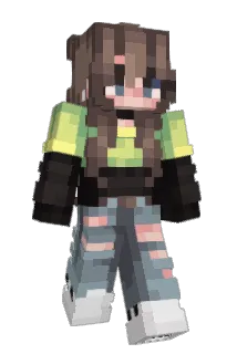 Vitilette Minecraft avatar full body