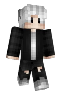 VividSilverWolf Minecraft avatar full body
