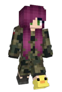Vivish Minecraft avatar full body