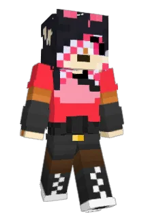 VixieYote Minecraft avatar full body