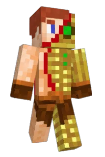 Volcaronite Minecraft avatar full body