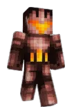 Volkanobursto Minecraft avatar full body
