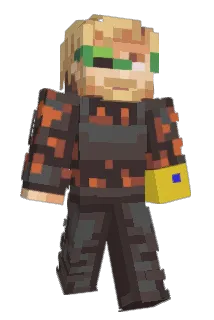 VolleBottles Minecraft avatar full body