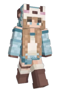 VoteDemocrat Minecraft avatar full body