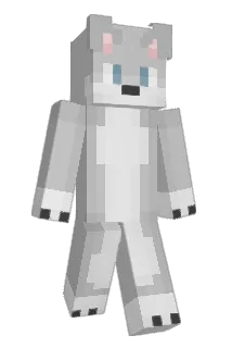 W01F3 Minecraft avatar full body