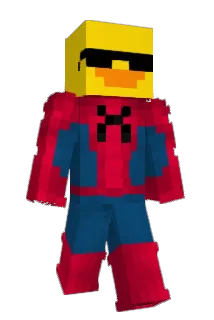 W54ite Minecraft avatar full body