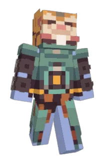WBK562 Minecraft avatar full body