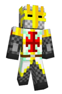 WH1T3xKN1GHT Minecraft avatar full body
