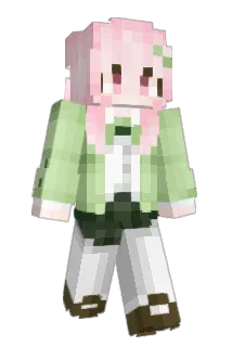 WKJ008 Minecraft avatar full body