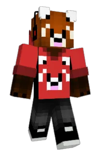 WLA_PandaRosso Minecraft avatar full body